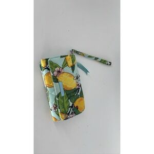 Vera Bradley RFID Accordion Wristlet Wallet Lemon Grove